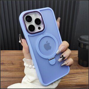 Light Blue MagSafe Ring Stand Case